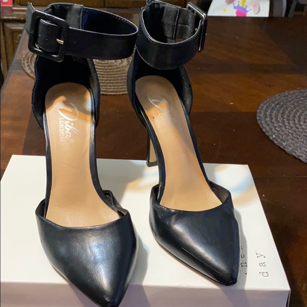 High black heels